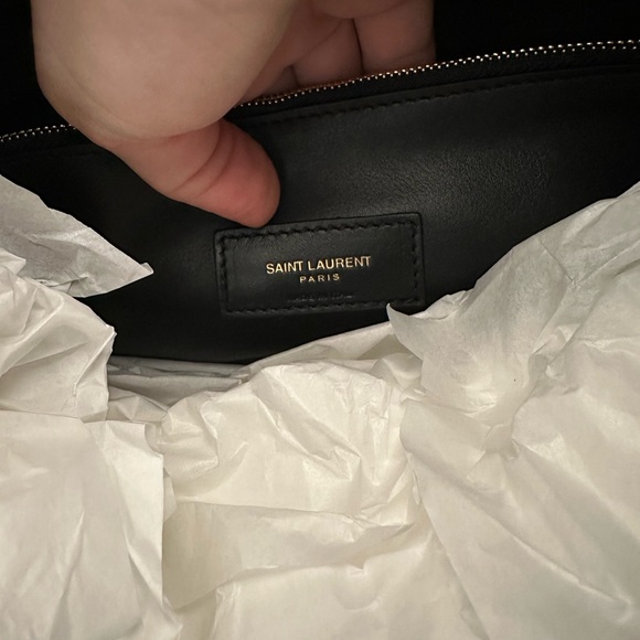 - Saint Laurent le 5 a 7 supple large shopper - Picture 7 of 9